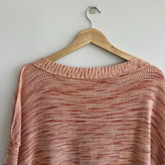 Free People Mercury Henley Sweater in Dried Roses Combo S V-Necks